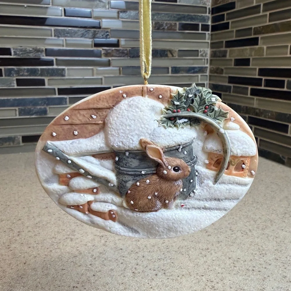 VTG Hallmark 1996 Keepsake Ornament Marjolein Bastin Nature's Sketchbook Bunny